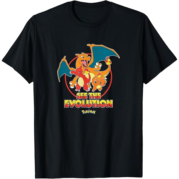 Amazon.com: Pokémon Charizard 006 Schematic Poster T-Shirt